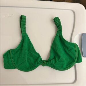 Sanctuary Green Bikini Top